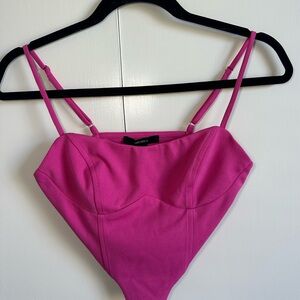 Forever 21 Cropped Corset Tank